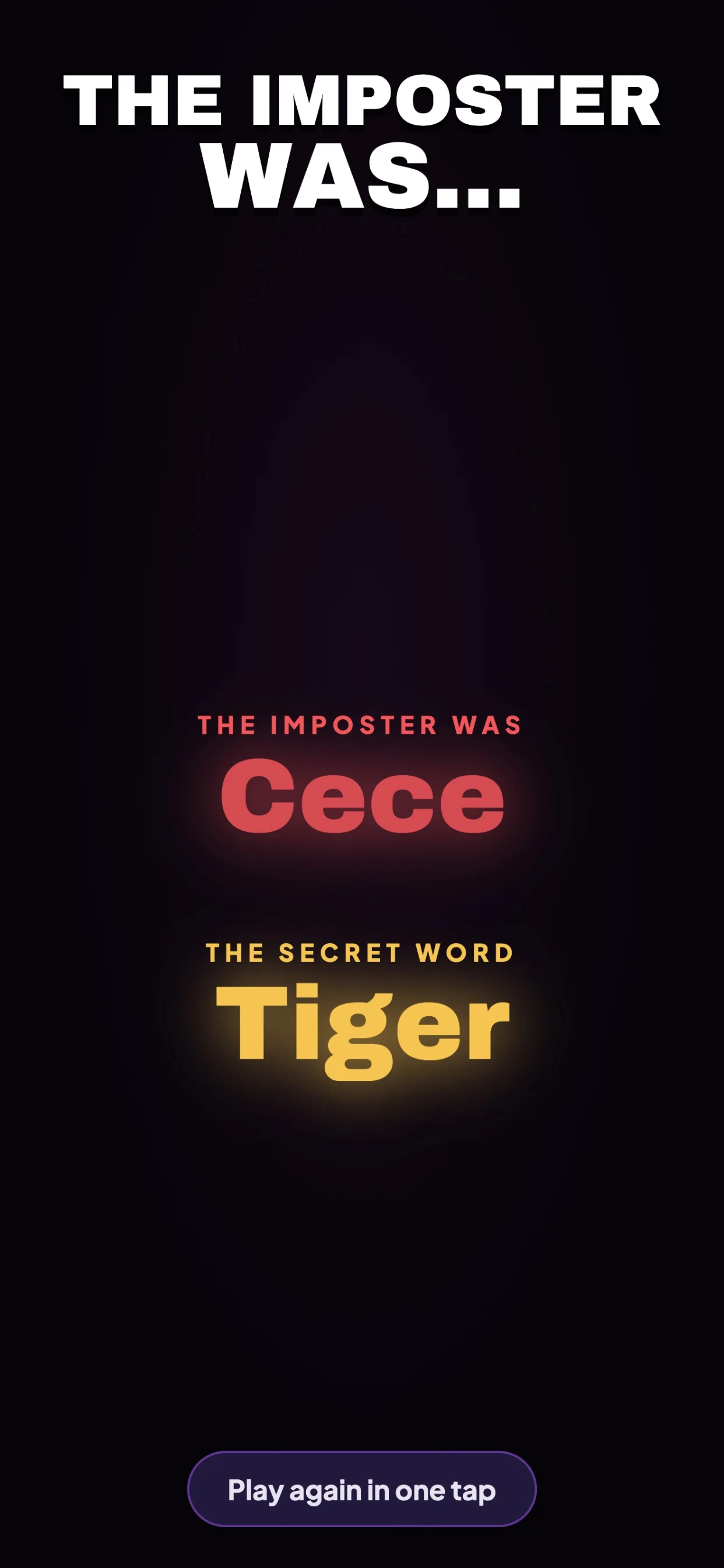 SpyX Imposter Game: Word Party screenshot