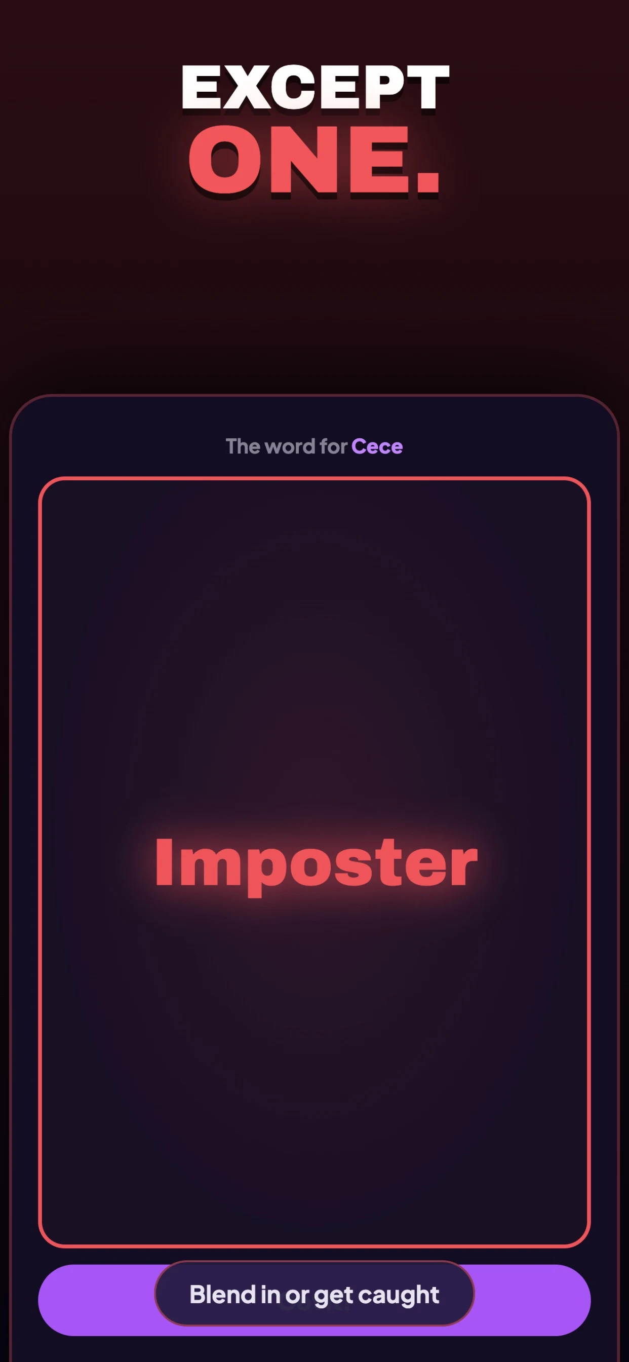 SpyX Imposter Game: Word Party screenshot